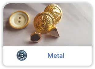 Botões Metal