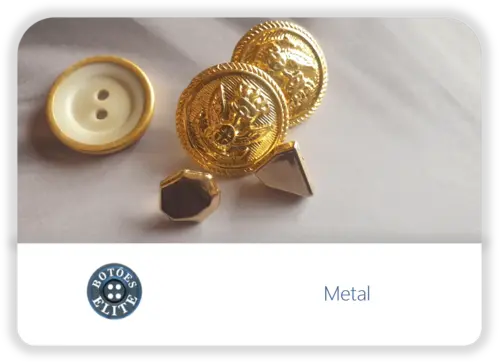 Botões de Metal